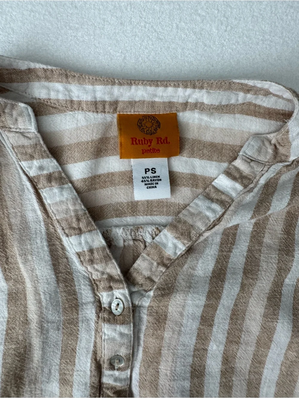 Ruby Rd. striped henley